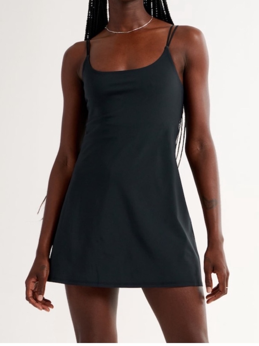 ·Abercrombie and Fitch· black traveller athletic mini dress